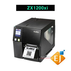 [고덱스Godex] 산업용 ZX1200xi/바코드프린터/라벨프린터/칼라LCD창/라벨넓이:108mm/해상도:203dpi/초고속인쇄:14ips/감열지.아트지.유포지.페트지.은무데드롱지등사용가능