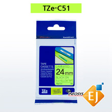 브라더 TZe-C51(24mm 형광노랑)