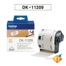 브라더/정품[부라더 라벨테이프] DK-11209 /규격라벨 (29mm*62mm 흰색바탕) /1롤 800매/감열지라벨/QL-550/QL-700/QL-720NW/QL-800/QL-820NW