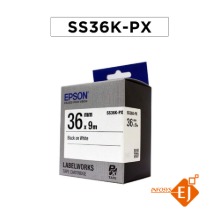 정품 [엡손 EPSON] 라벨테이프 SS36K/SS36K-PX (36mm 흰색바탕/검정글씨)[OK200,300,320.720,730.500P,900P.1000P]
